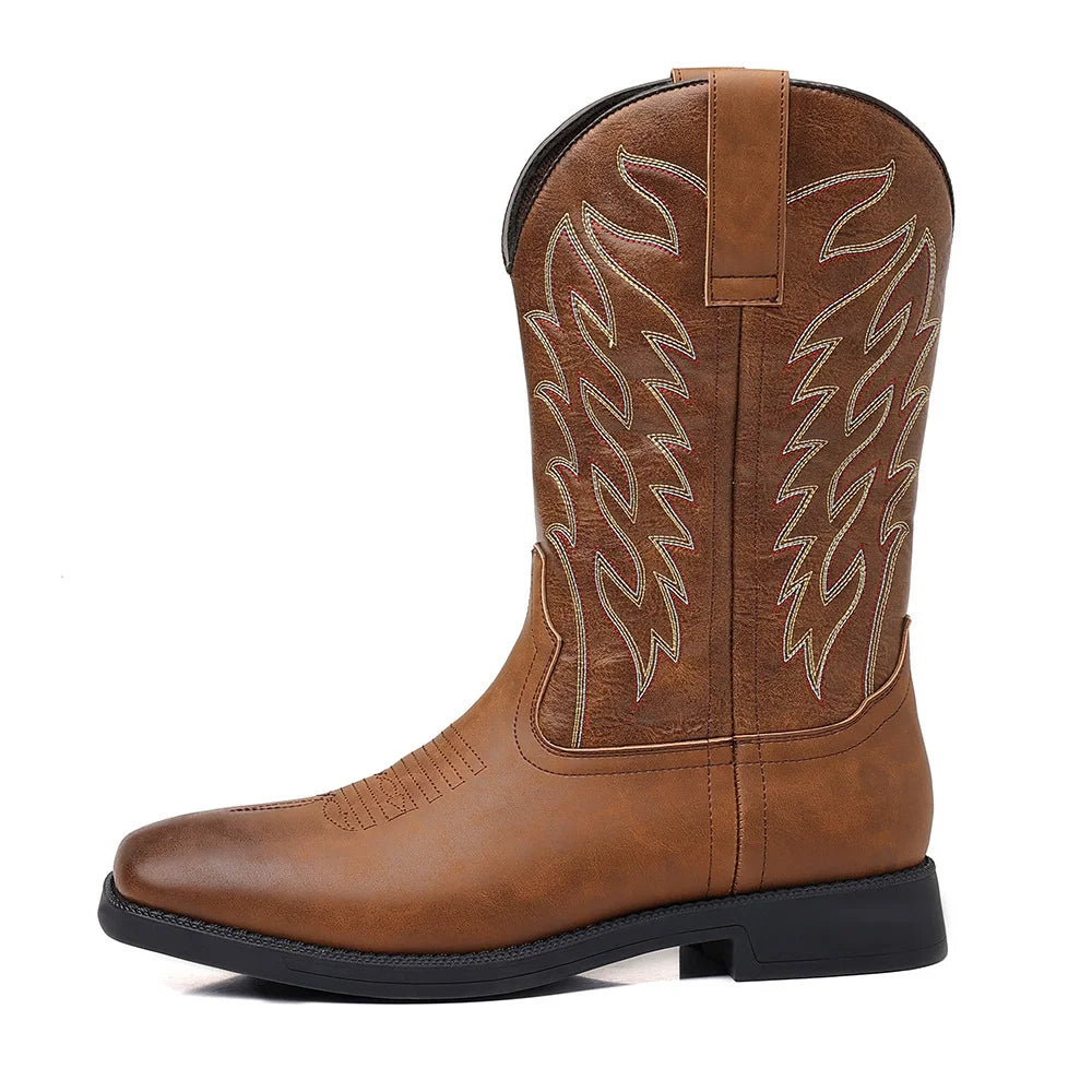 Justin | Men’s Classic Western Leather Warm Boots