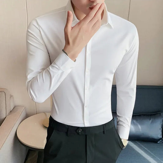 Elias | Men’s Relaxed Fit Dress Shirt for Spring and Summer