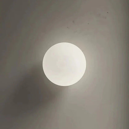 Modern Glass Style | HavenGlow White Round Wall Lamp