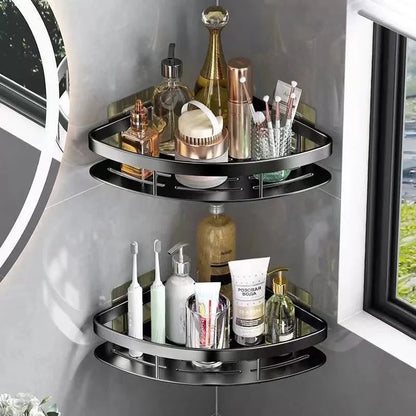 HydroGlide No-Drill Shelf | Sleek Aluminum Corner Design