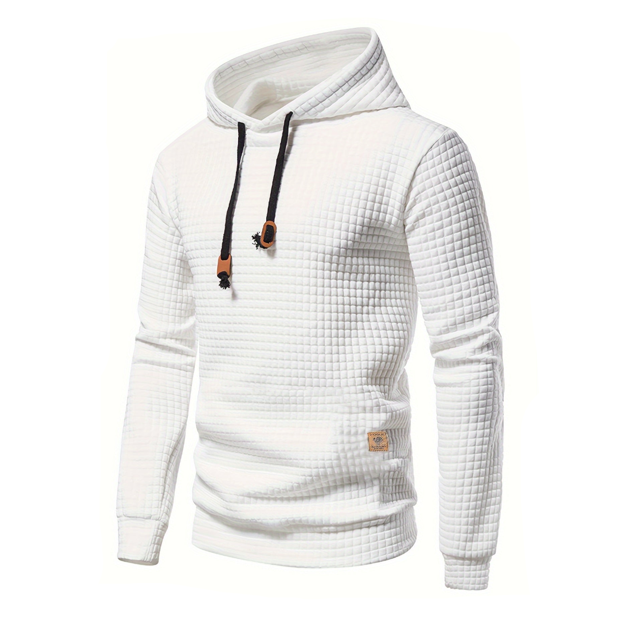 Brennan | Men’s Casual Waffle Knit Winter Hoodie