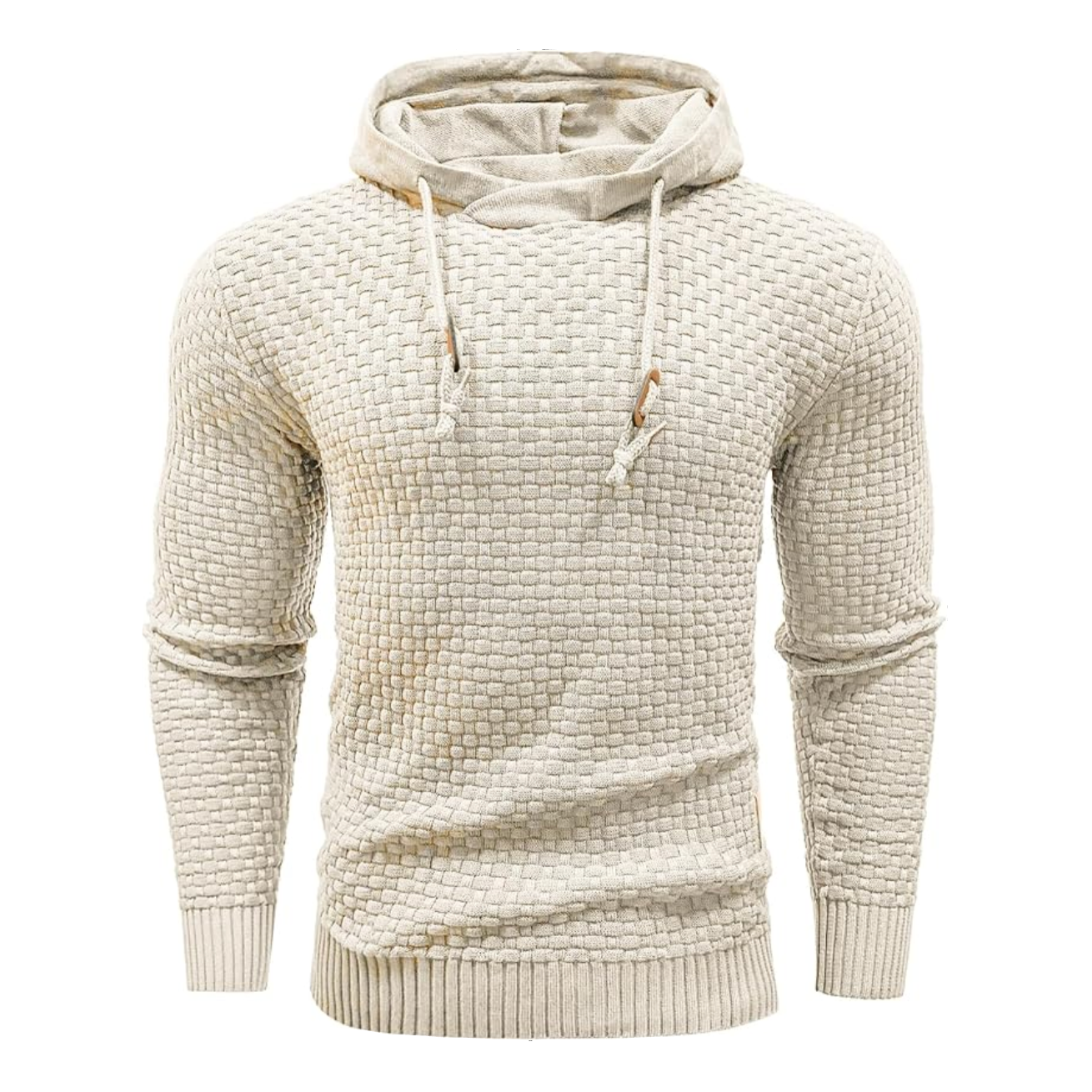 Simon | Men’s Textured Hoodie for Everyday Comfort