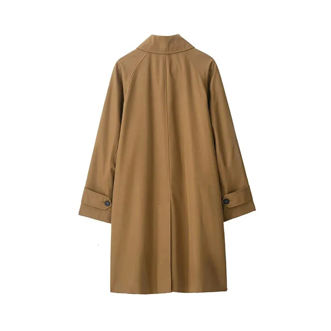 Juliette | Women’s Loose Cotton Blend Trench Coat with Raglan Sleeves