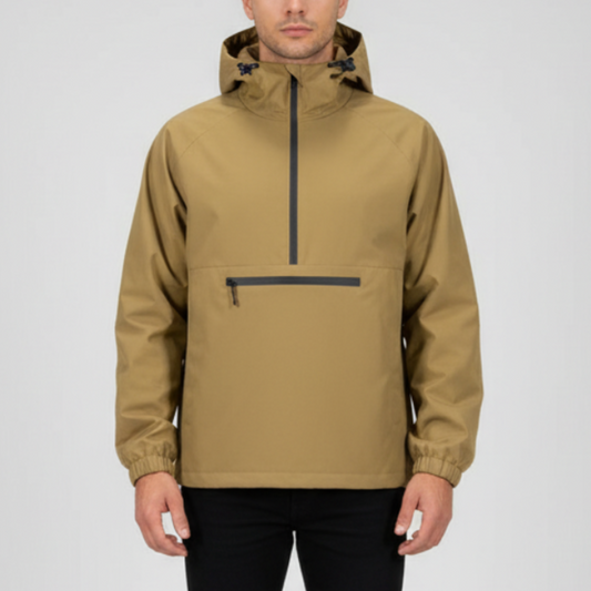 Arthur | Men’s Loose-Fit Hooded Jacket with High Neck
