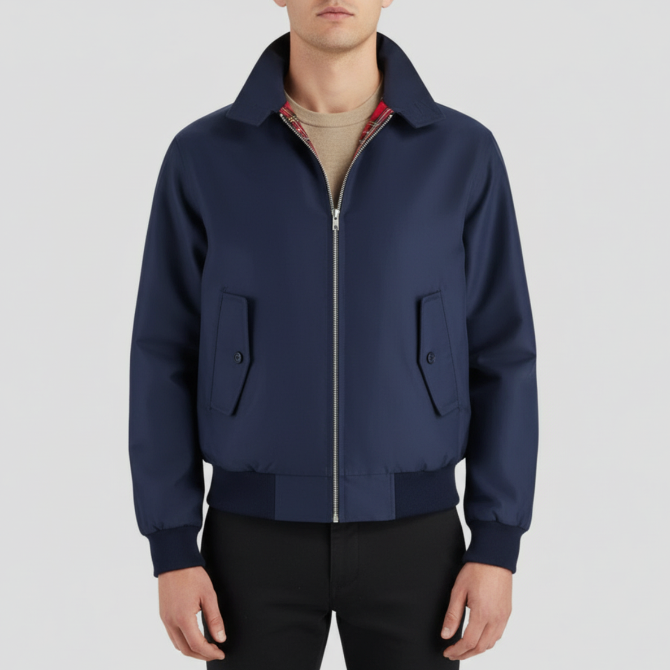 Harry | Men’s Classic Checked Lining Bomber Jacket