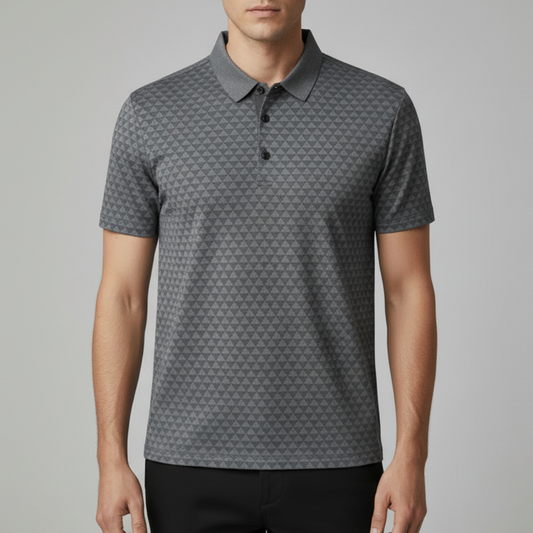 Grady | Men’s Casual Silk Polo Shirt for Summer Comfort