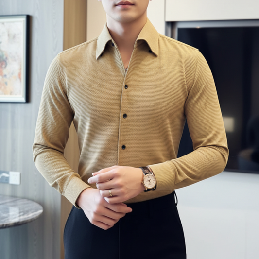 Griffin | Men’s Classic Dress Shirt for Warm Weather Comfort