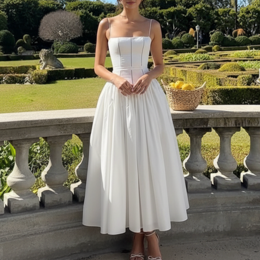 Marianne | Women’s Wedding Corset Midi Dress