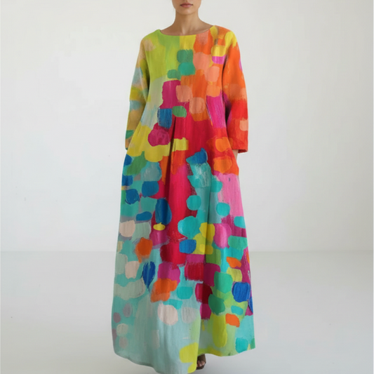 Zaria | Women’s Summer Floral Maxi Dress with Loose Flowy Fit