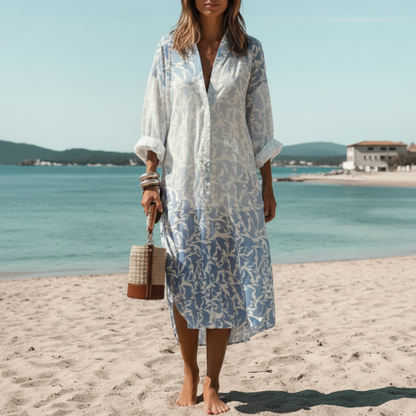 Cressida | Women’s Summer Casual Oversized Shirt Dress