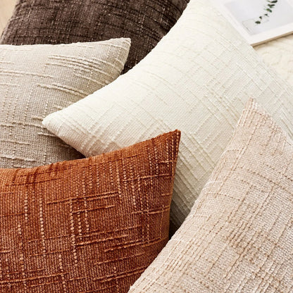 Soft Solid Tone Cover | EchoBamboo Chenille Pillowcase