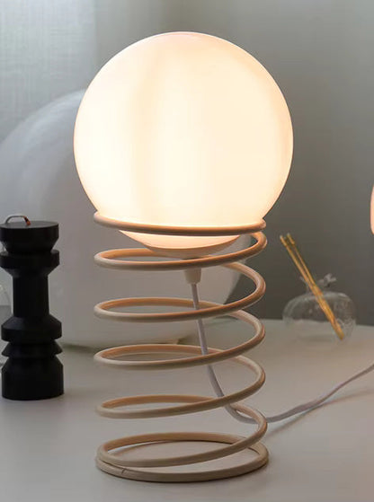 Sphere Lamp | Bauhaus Frosted Glass Table Accent