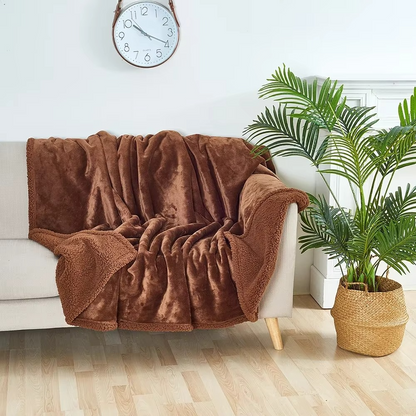 Couples Waterproof Blanket | Soft Plush Cuddle Throw for Bedtime