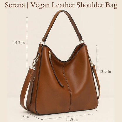 Serena | Vegan Leather Shoulder Bag