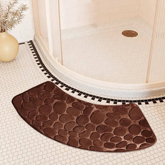 AquaCurve Bath Mat | Non-Slip Ergonomic Design