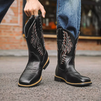 Justin | Men’s Classic Western Leather Warm Boots