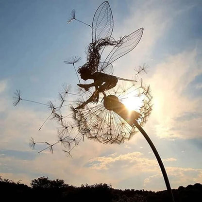MythiGlow Metal Fairy | Whimsical Outdoor Lawn Décor