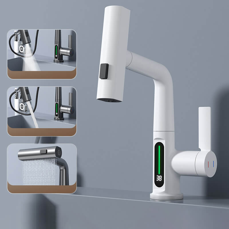 FlexGlow Faucet | Dynamic LED Design with 5 Versatile Spray Modes
