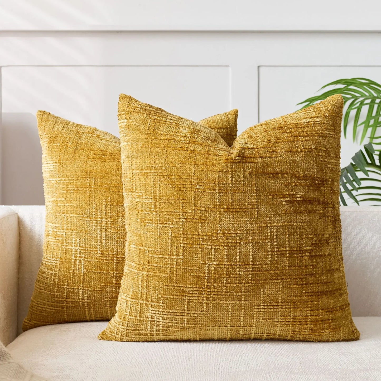 Soft Solid Tone Cover | EchoBamboo Chenille Pillowcase