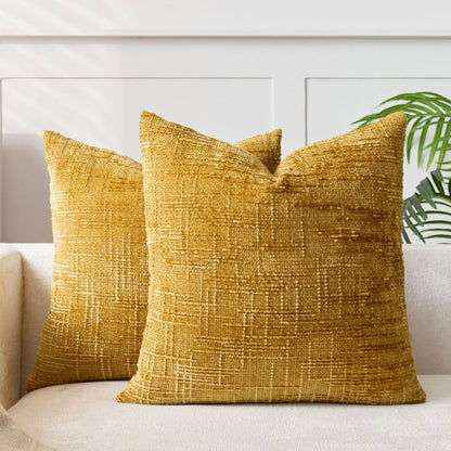 Soft Solid Tone Cover | EchoBamboo Chenille Pillowcase