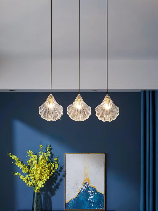 Glass Shell Design | CoastalLume Mini Pendant