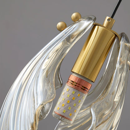 Glass Shell Design | CoastalLume Mini Pendant