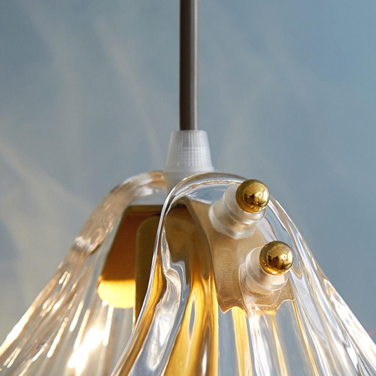 Glass Shell Design | CoastalLume Mini Pendant