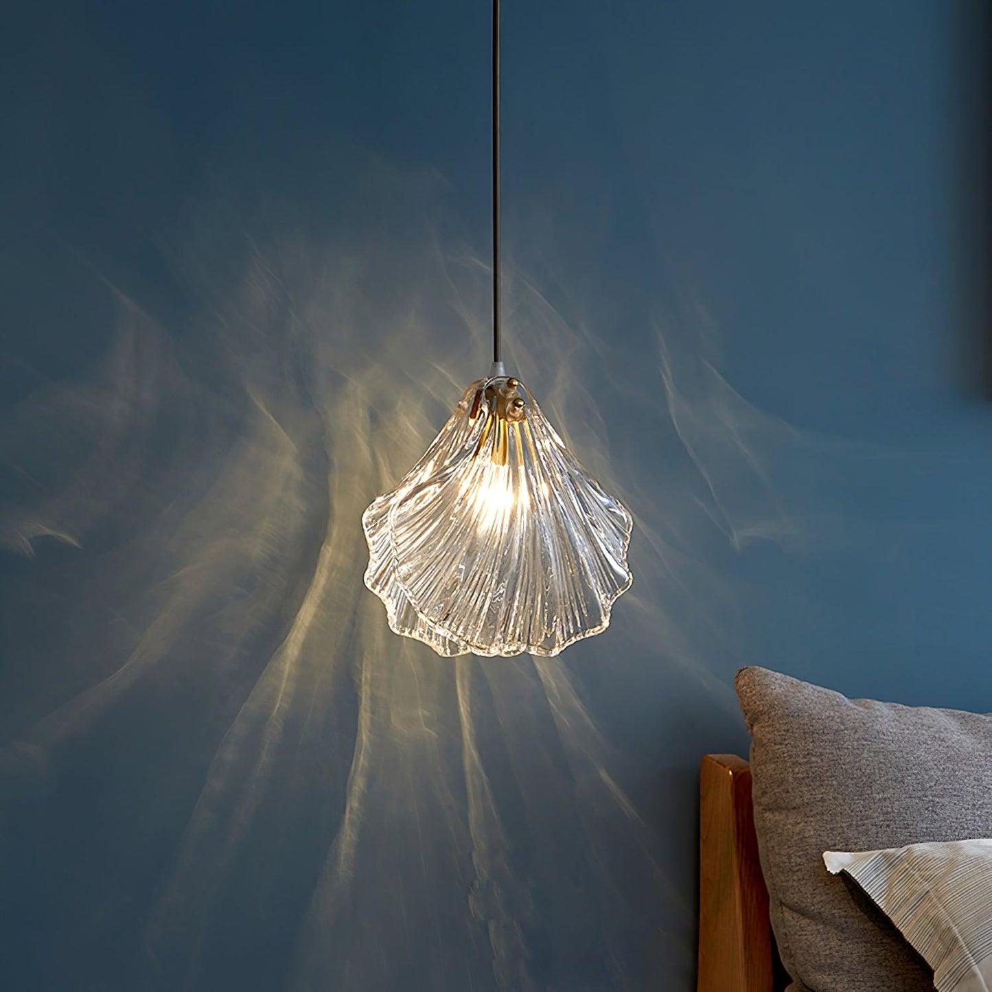 Glass Shell Design | CoastalLume Mini Pendant