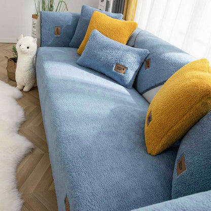 EternaSherpa Couch Cover | Waterproof Non-Slip Cozy Design