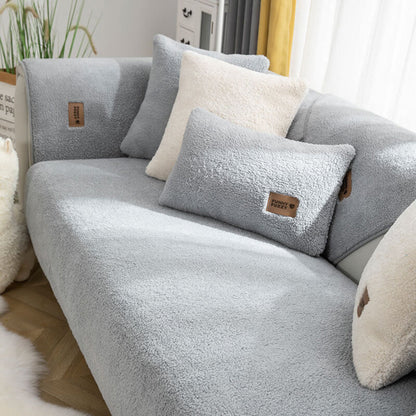 EternaSherpa Couch Cover | Waterproof Non-Slip Cozy Design