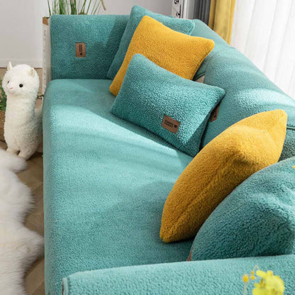 EternaSherpa Couch Cover | Waterproof Non-Slip Cozy Design