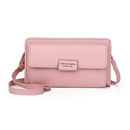 Stylish Leather Phone Wristlet Wallet with Spacious Interior – Durable PU Leather Organizer for Essentials 0