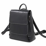 Variant image for Retro Style | Women's Leather Backpack with Adjustable Straps and Ample Storage-4