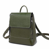 Variant image for Retro Style | Women's Leather Backpack with Adjustable Straps and Ample Storage-3