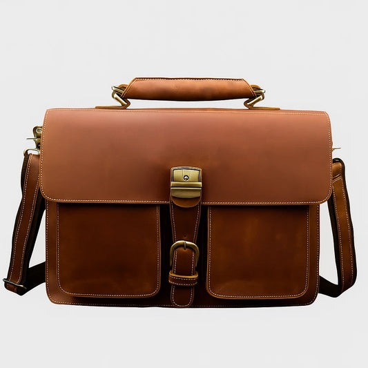 Toval | Vegan Leather Classic Briefcase