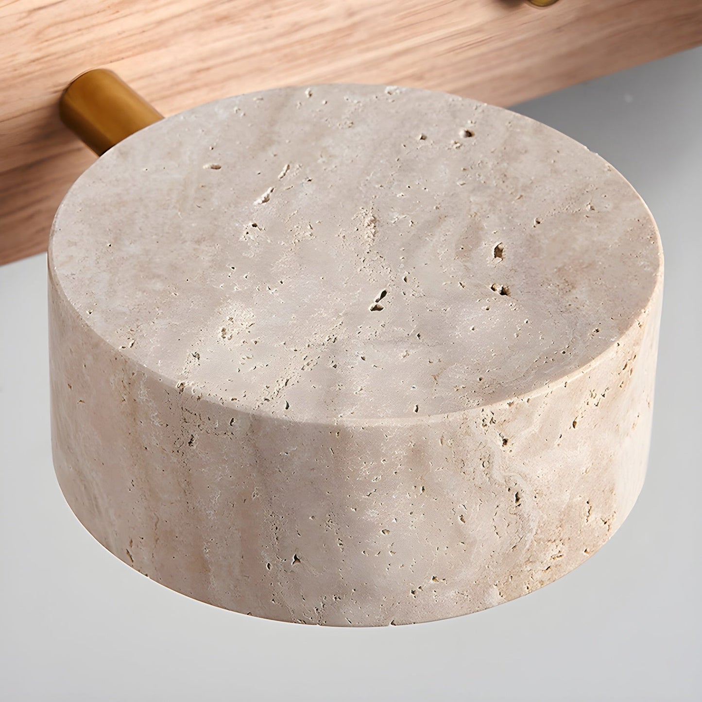 HavenStone Dual Wall Lamp | Travertine LED Illumination