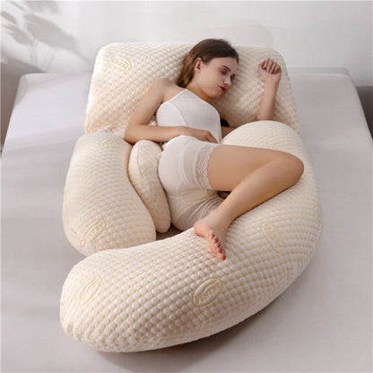 Full Body Support Pillow | U-Shape Pregnancy Cushion for Sleep
