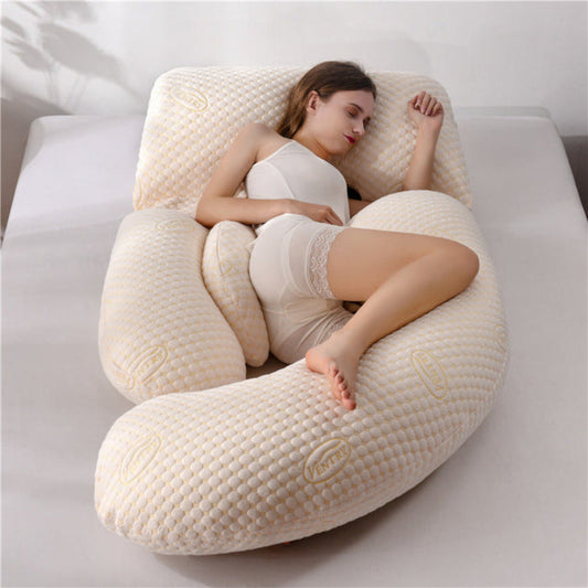 Full Body Support Pillow | U-Shape Pregnancy Cushion for Sleep