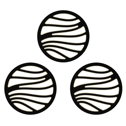 Heat-Safe Silicone Trivets | Flexible Coaster Mats – 6 Pack