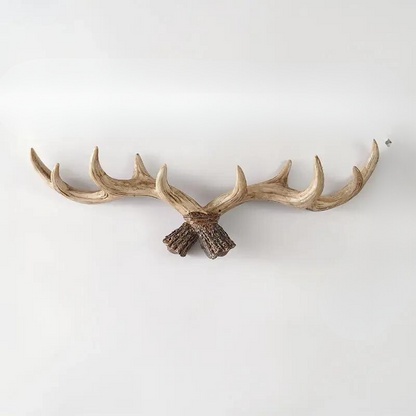 RusticHorn Wall Hook | Vintage Antler Coat Rack