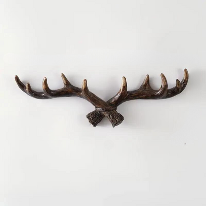 RusticHorn Wall Hook | Vintage Antler Coat Rack