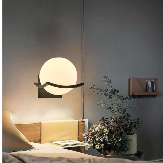 Elegant Glass Panel Design | HaloGlass LED Wall Lamp