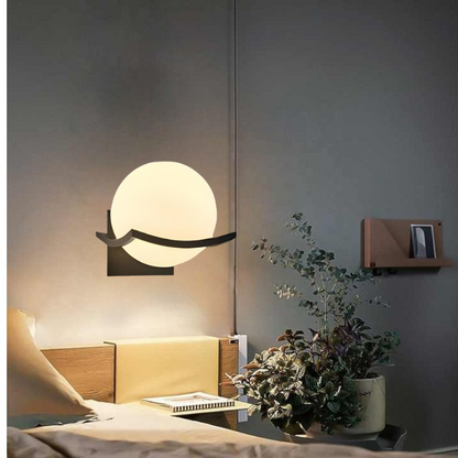 Elegant Glass Panel Design | HaloGlass LED Wall Lamp