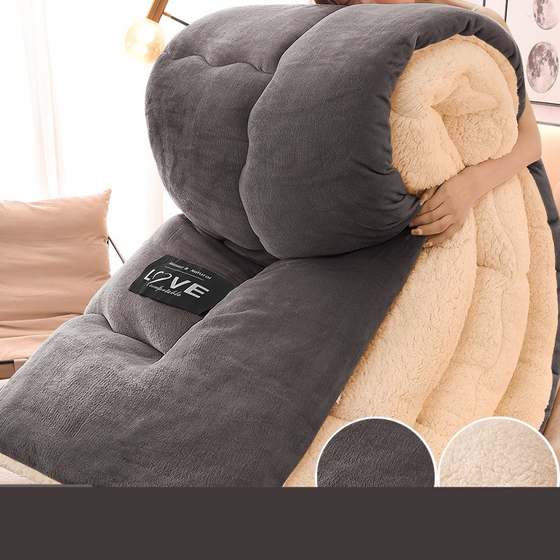 Soft Velvet Comforter | Cozy Winter Duvet for Warm Sleep