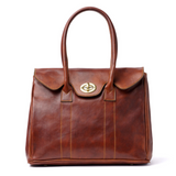 Renata | Sophisticated Turnlock Tote