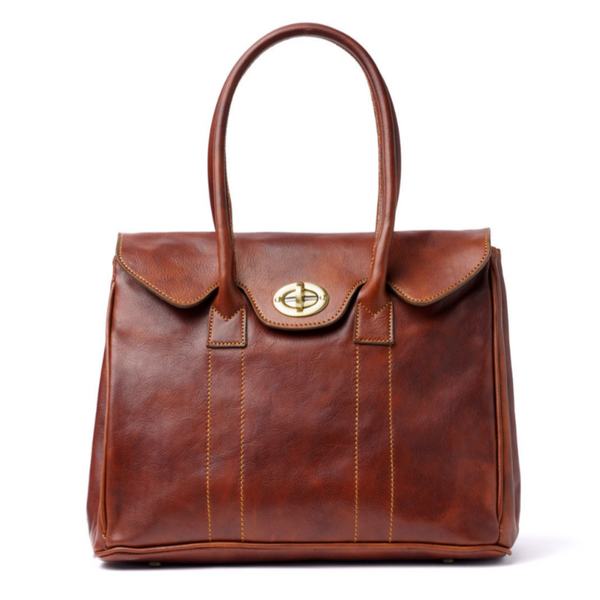 Renata | Sophisticated Turnlock Tote