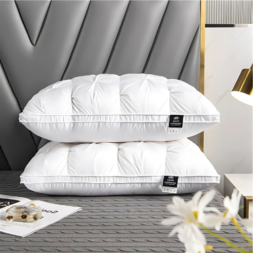 Goose Down Pillow | Soft Support for Comfortable & Restful Sleep