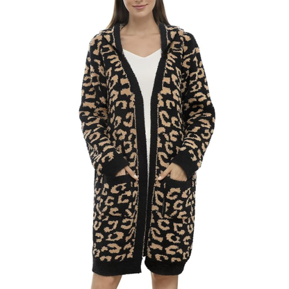 WildLuxe Women’s Spa Robe | Lightweight Leopard Print with Fierce, Relaxed Comfort