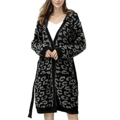 WildLuxe Women’s Spa Robe | Lightweight Leopard Print with Fierce, Relaxed Comfort