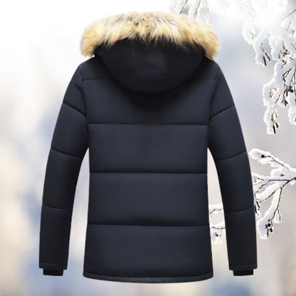 Mason | Men’s Insulated Down Jacket with Fur Hood